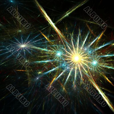 Colorful stars