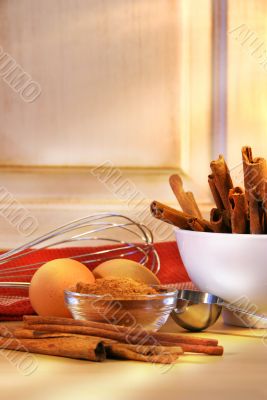 Baking in the kitchen