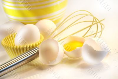 Yellow egg yolk