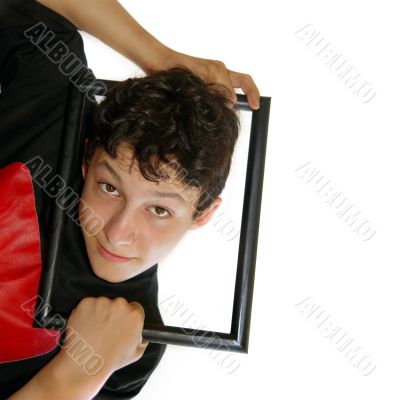 Framed boy