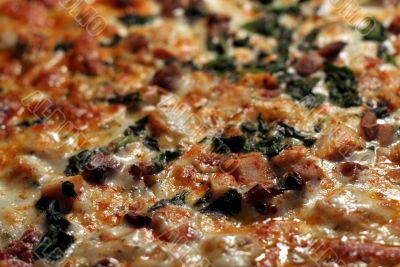 Mediterranen Pizza Up Close