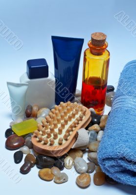 Bath accessories and beauty products