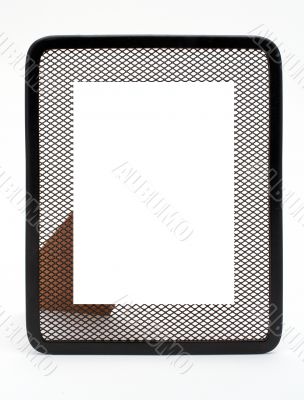 Empty portrait frame