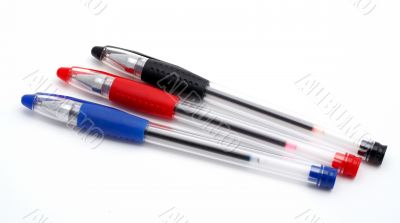 Three ballpoints