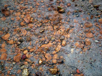 stones in water