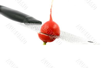 Radish cut