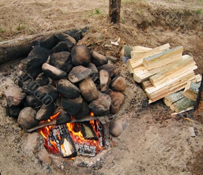 travel sauna campfire