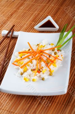 Salad of rice