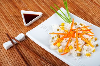 Salad of rice