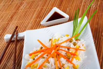 Salad of rice