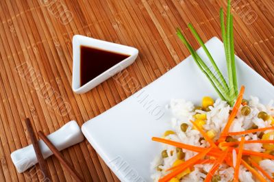 Salad of rice