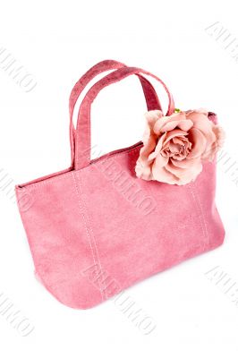 Pink handbag