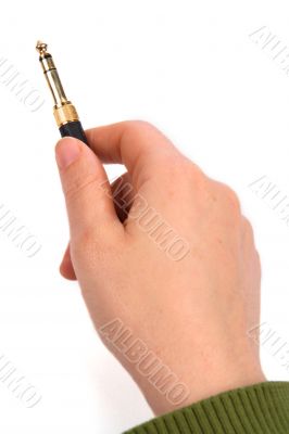 Holding instrument cable