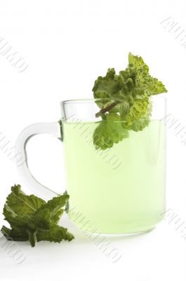 cup of mint tea