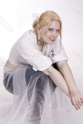 blond woman