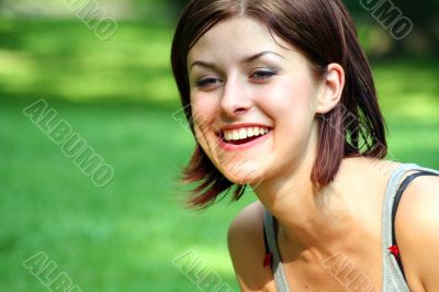 smiling
