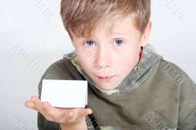boy with a shield