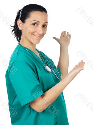 attractive lady doctor