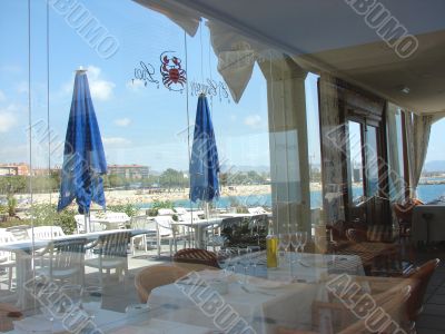 Interior of the Mediterranean restaurant