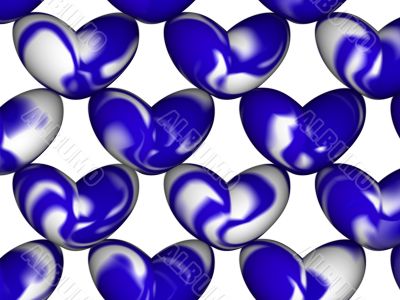 blue hearts