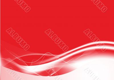 red abstract lines background