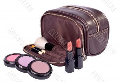 Assortment of makeup