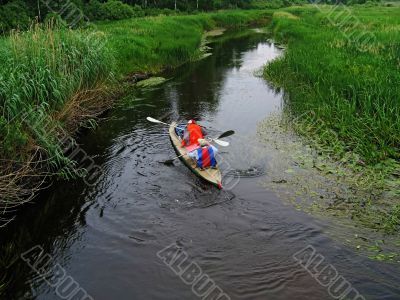 travel in canoe