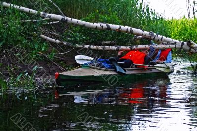 Canoe `slalom`