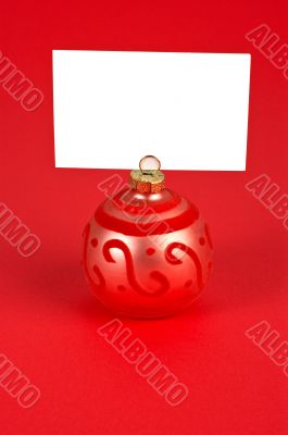 Christmas ball memo