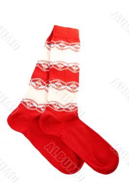 Pair of colorful socks