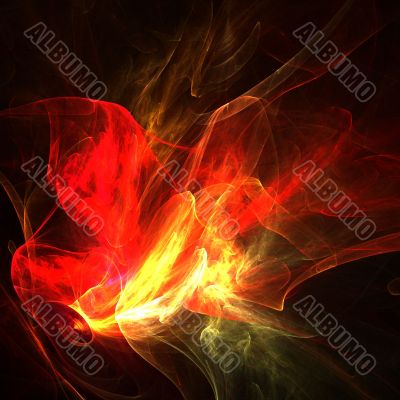 Fractal flames