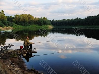 Evening on the river