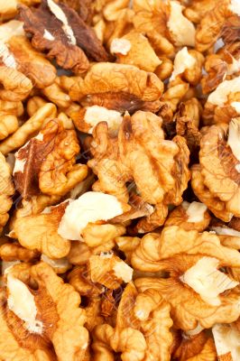 Walnuts background