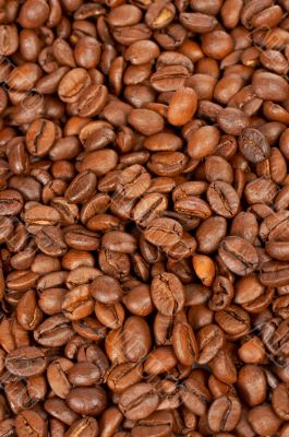 Coffee beans background