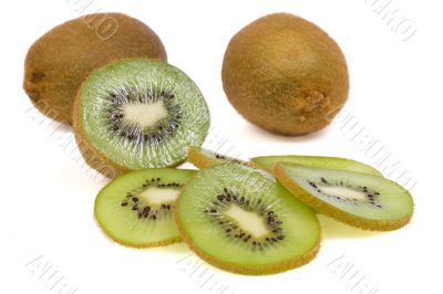 Slices of Kiwi Fruit