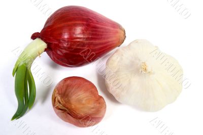 Garlic, Red Onion and Shallot