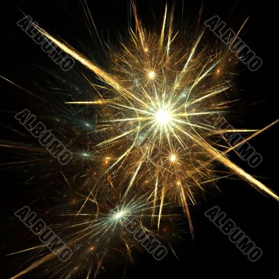 Fractal firework