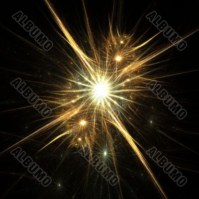 Fractal firework