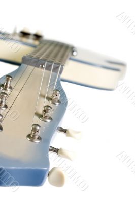 Guitar trimmed in Blue