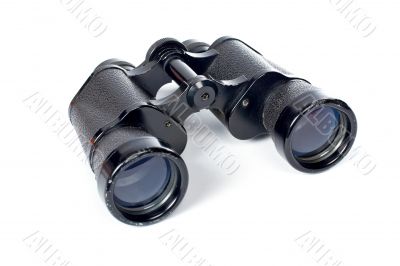 Black binoculars