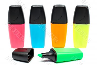Assortment of coloured labellers