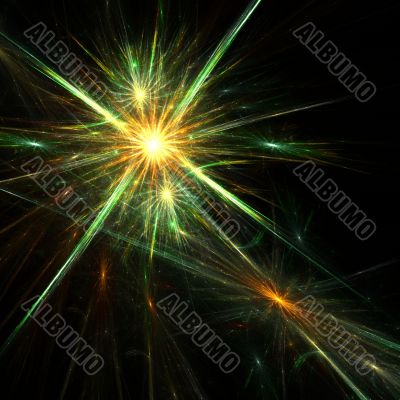 Fractal firework