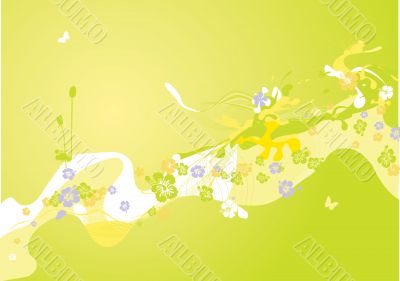 Colorful spring decoration