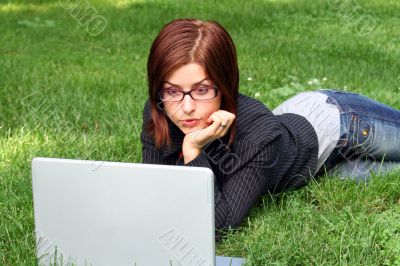 working outdoor