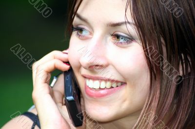 On the phone