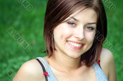 happy woman