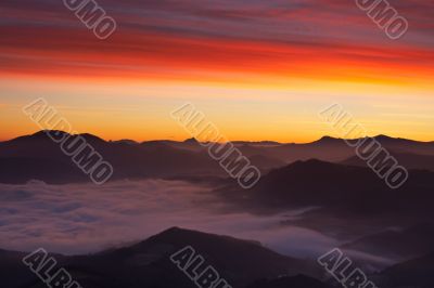 Winter sunrise