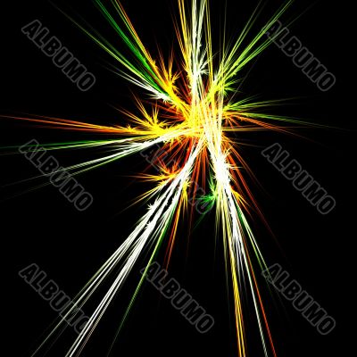 Fractal fireworks