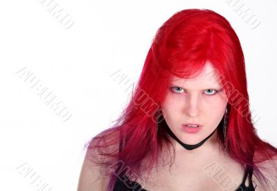 woman with red hairs