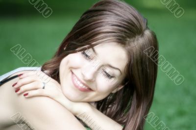 smiling